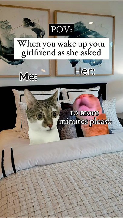 POV when you wake up your girlfriend as she asked... HEY YOU! What version would be better A) without background music B) with background music COMMENT BELOW!