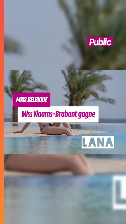 Nos cousins belges viennent d'élire Olga Mariana Lombardo, Miss Vlaams-Brabant, pour Miss Belgique 2026