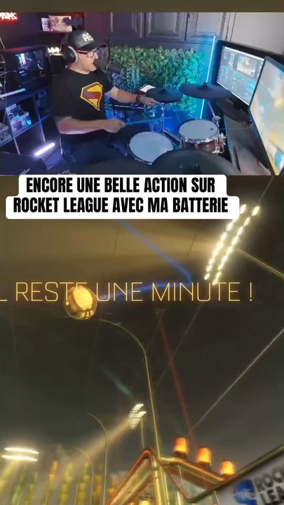 Vous en pensez quoi de ce but à la batterie sur Rocket League ?