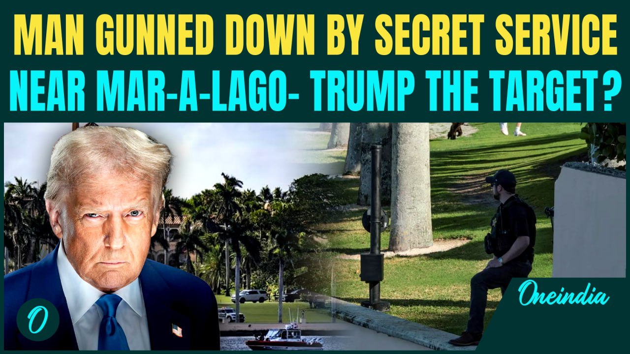 U.S Breaking:Trump Assassination Attempt FOILED?US Secret Service Shoot Down Armed Man at Mar-a-Lago