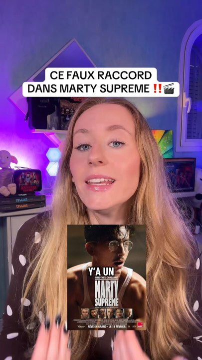 Avez-vous remarqué ce faux raccord dans Marty Supreme ⁉️🎬🏓