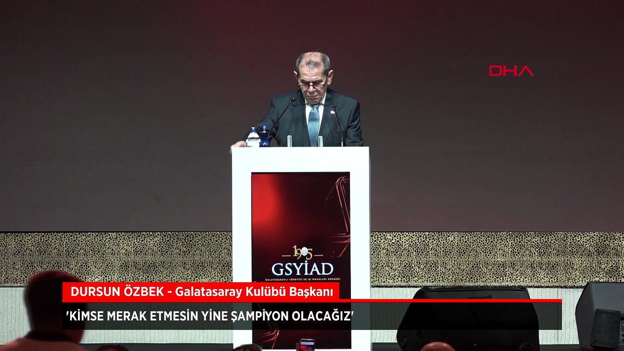 Dursun Özbek: Kimse merak etmesin yine şampiyon olacağız