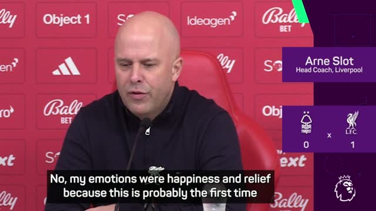 Slot admits Liverpool didn't deserve victory against Nottingham Forest