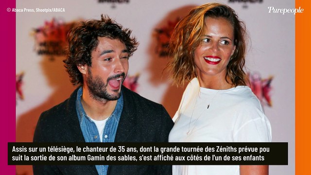 Loin de leur mère Laure Manaudou, Lou et Sacha profitent d'une petite station de ski familiale idéale avec leur père Jérémy Frérot