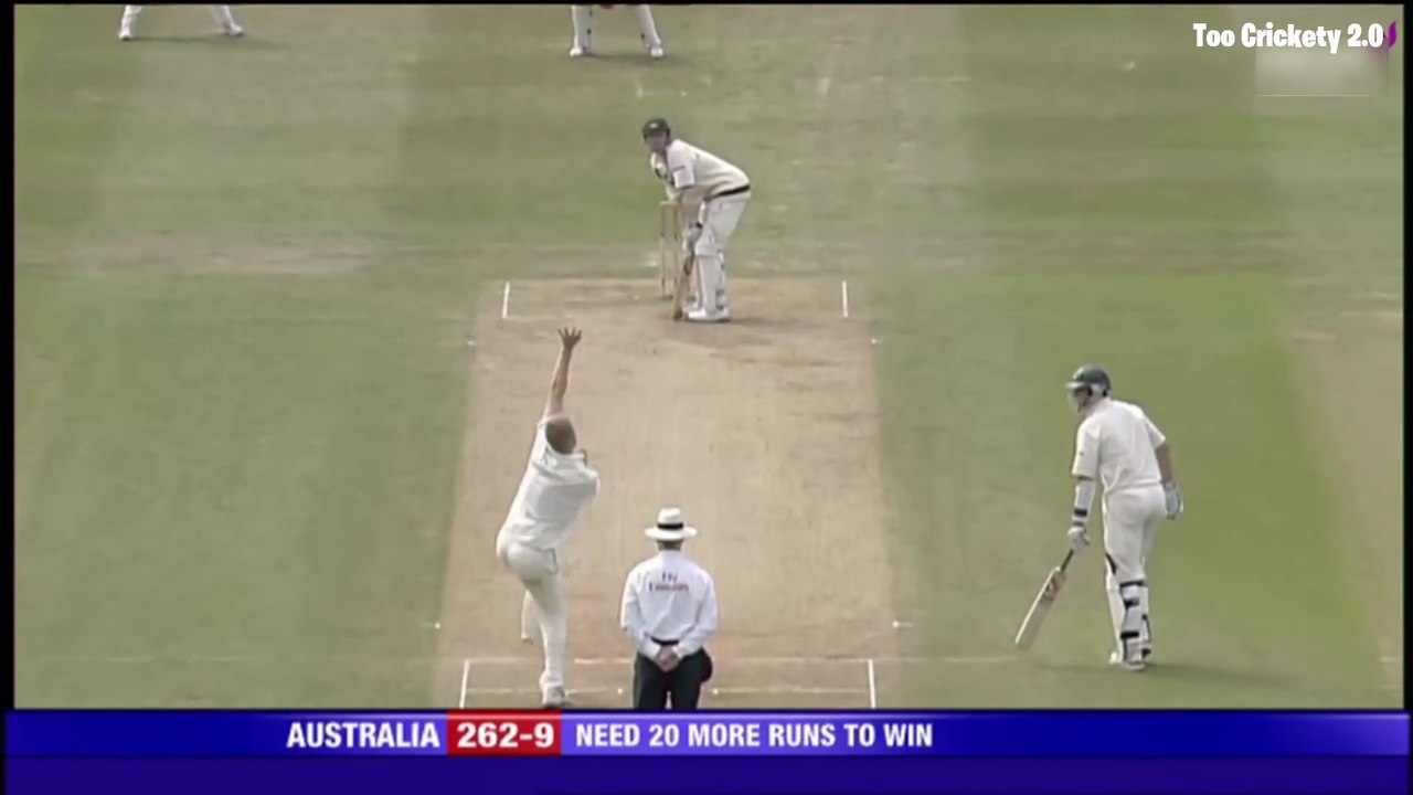 Last Wicket Drama! - England vs Australia - 2nd Ashes Test 2005 | Highlights