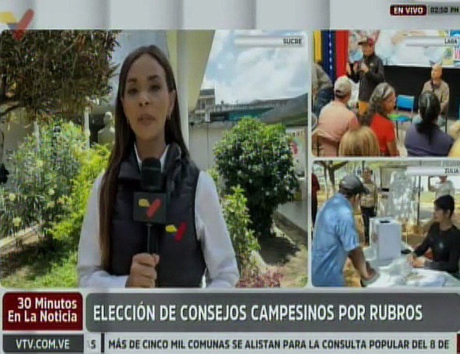 Productores sucrenses participan en la elección de voceros del Consejo Campesino por rubros