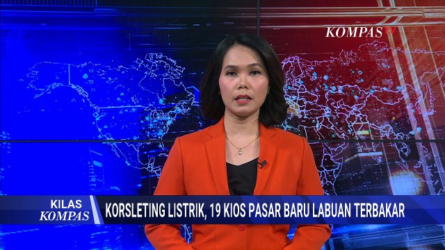 Korsleting Listrik, Kebakaran Hanguskan 19 Kios di Labuan Pandeglang Jelang Buka Puasa