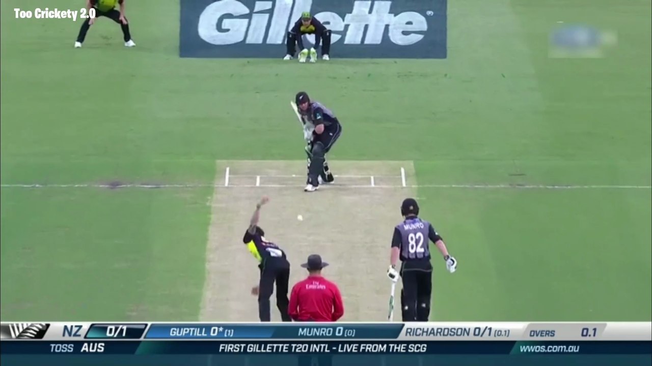 Australia vs New Zealand - 1st T20i Tri-Series 2018 | Highlights