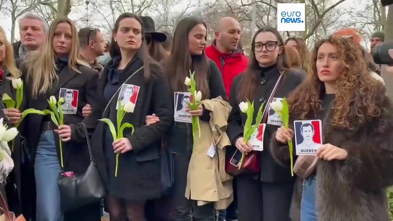 Hitlergrüße bei rechtsextremem gedenkmarsch für quentin deranque in lyon
