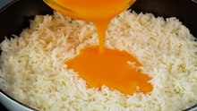 Just rice and eggs! No one knows this delicious recipe!