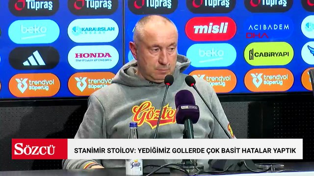 Stanimir Stoilov: Yediğimiz gollerde çok basit hatalar yaptık