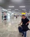 Corridas en el aeropuerto de Guadalajara tras la caida de El Mencho