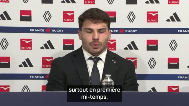 Bleus - Dupont : On a eu du mal à construire notre jeu