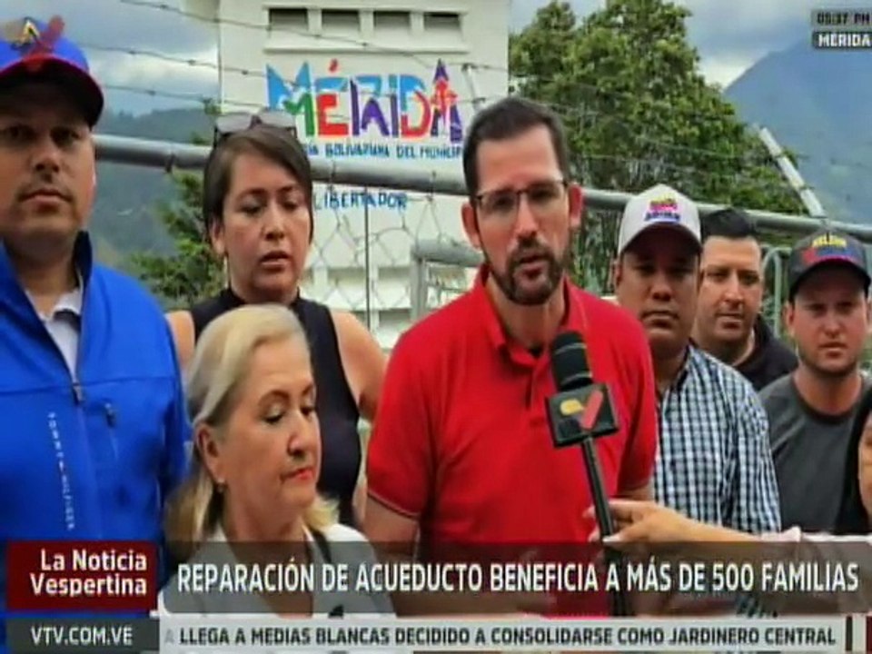 Mérida | Más de 500 familias serán favorecidas con la recuperación de acueducto