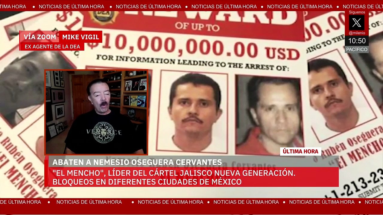 Caída de 'El Mencho', lo más relevante tras secuestro de 'El Mayo': Mike Vigil