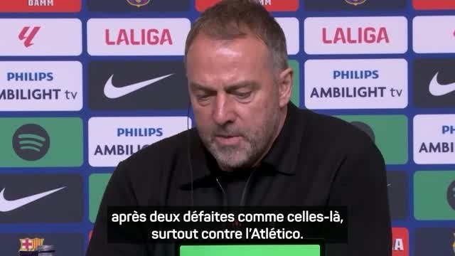 Barcelone - Flick : Il fallait une réaction, et il y en a eu une