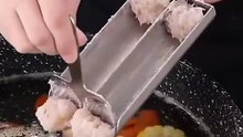 Manual Meatball Spoon for Effortless Fish Balls-Ideal Kitchen Tool for Home Cooking