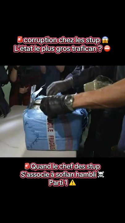 Le plus gros scandale chez les stups le comissaire de l'octrice fait une aliance avec sofian hambli le plus gros trafican français de l'époque