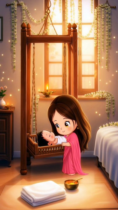 Baby's First Gentle Oil Massage with Mom 🥹💕