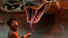 GIANT SNAKE ATTACK FOR GIRL IN THE REVER