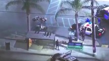 Harley Davidson Bike Police Chase