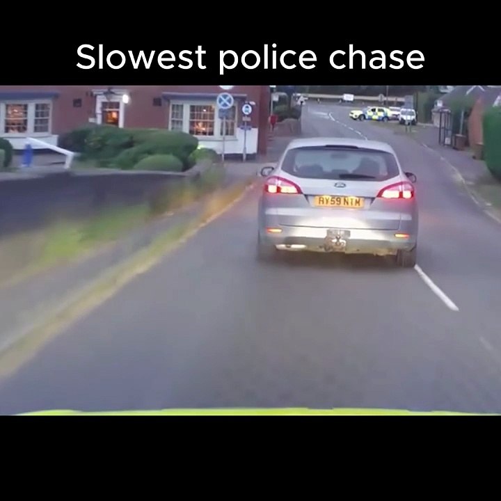 slowest police chase ever