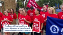 Teachers rally at Keira High School