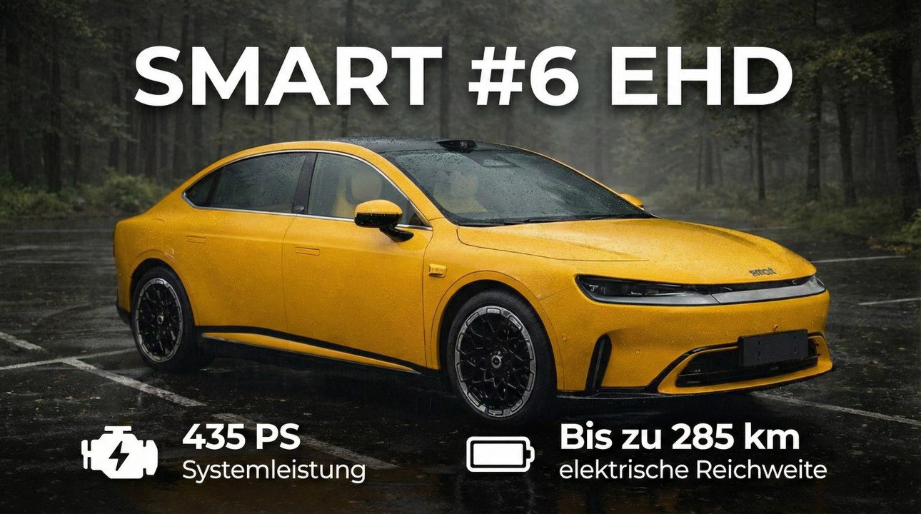 Smart #6 EHD zeigt sich erstmals als Flaggschiff