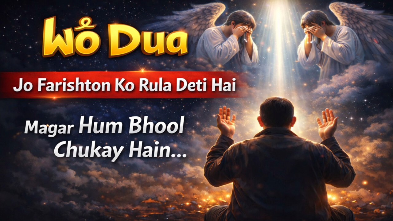 Wo Dua Jo Farishton Ko Rula Deti Hai | Powerful Dua in Islam | Emotional Islamic Reminder
