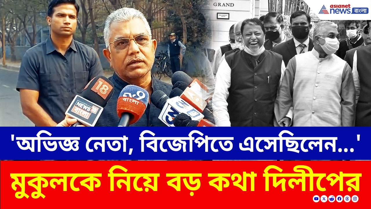 'অভিজ্ঞ নেতাকে পেয়েছিলাম, কিন্তু বিজেপি ছেড়ে কেন...' প্রয়াত মুকুলকে নিয়ে বড় কথা দিলীপের!
