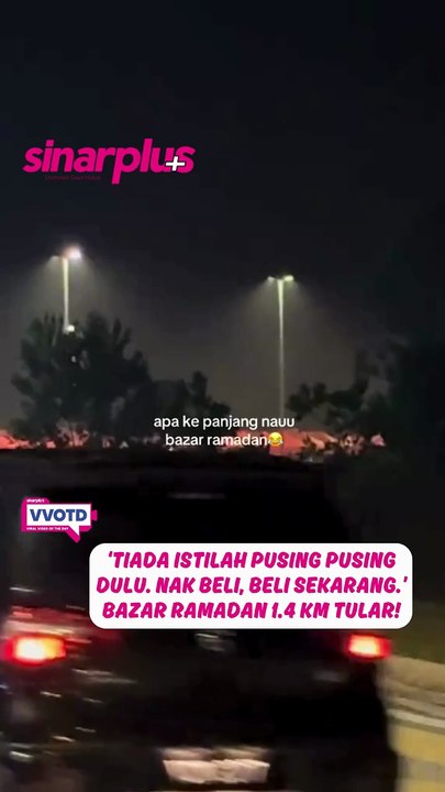 Bazar Ramadan 1.4km tular!