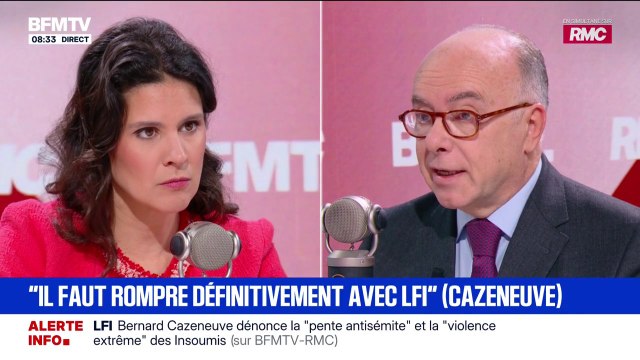 Mort de Quentin Deranque: LFI doit reconnaître sa faute plutôt que d’affirmer sa solidarité à Raphaël Arnault, estime Bernard Cazeneuve