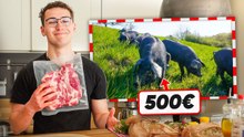 On Cuisine Le Cochon Le Plus Cher de France (500€ le jambon)