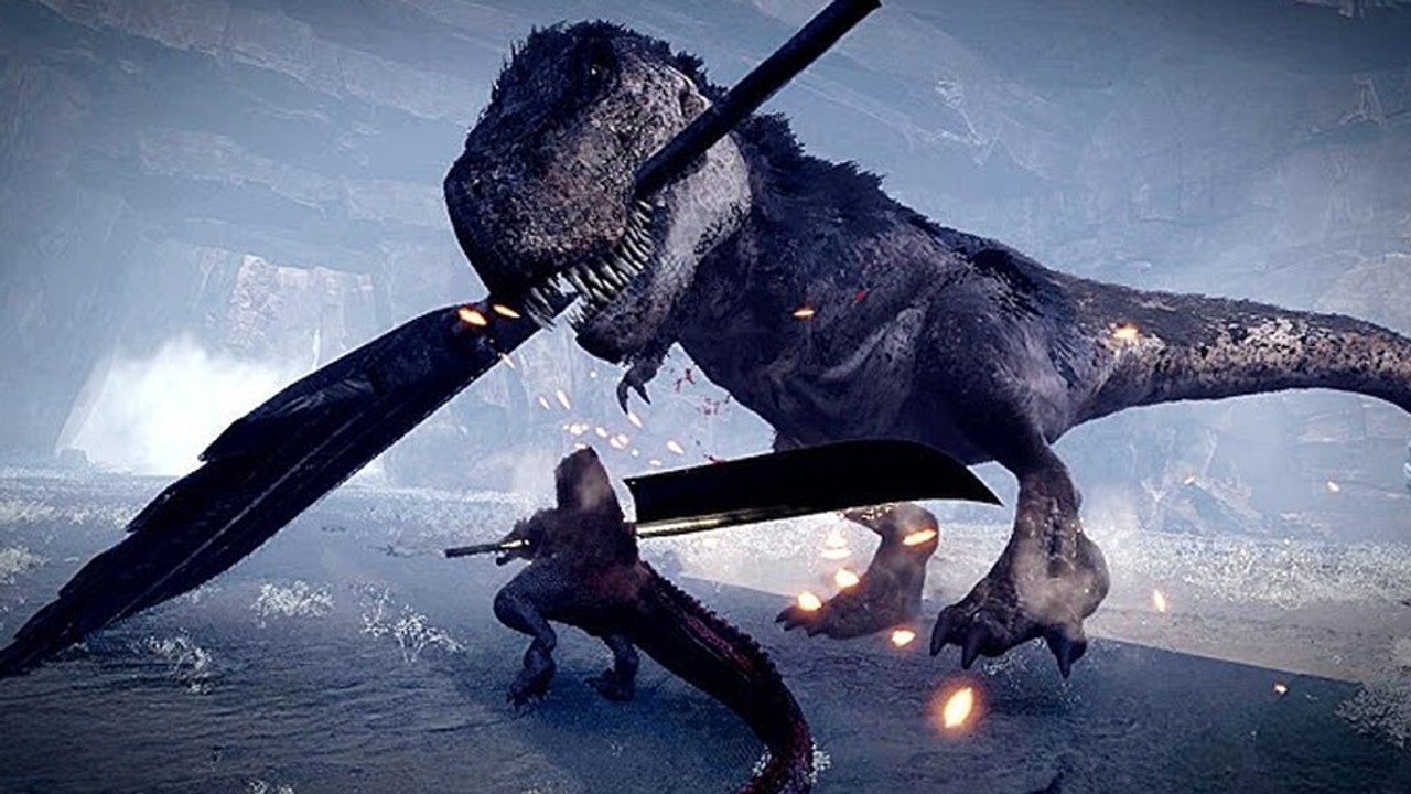 Dinoblade - Gameplay-Trailer zum schrägen Soulslike mit den Urzeitechsen