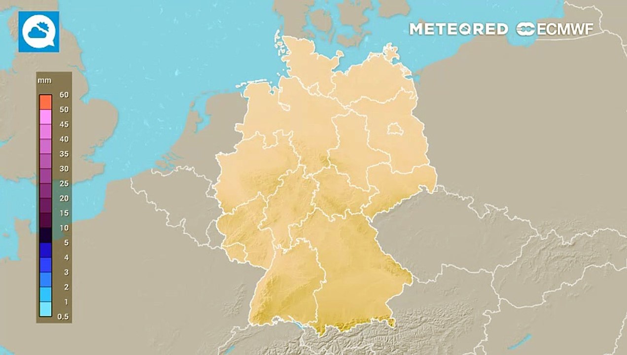 In den kommenden tagen fällt noch Regen, ab Mittwoch lassen die Niederschläge nach