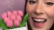 🌷DIY de St Valentin pour bestie TROP MIMI 😍 Bouquet de tulipes en pistache 💐