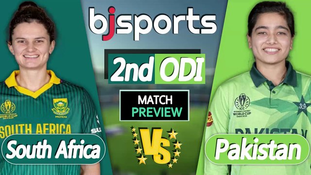 South Africa Women vs Pakistan Women 2026 | PAK-W vs SA-W 2nd ODI Match Preview |