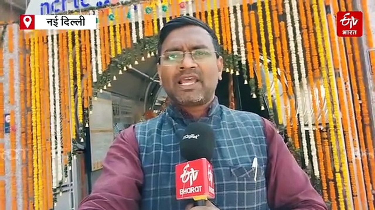 सरायकाले खां रैपिड रेल स्टेशन पर पहली बार मेरठ से दिल्ली पहुंचे यात्री, जानिए क्या कहा ?