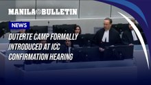Duterte camp formally introduced at ICC confirmation hearing