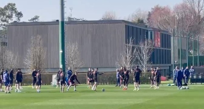 VIDEO FCIN1908 / Inter, ecco il torello ad Appiano nella rifinitura pre Bodo