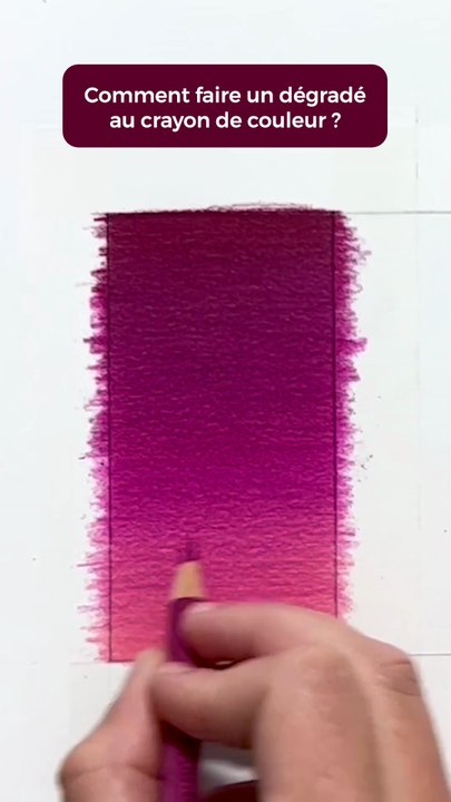 Tutoriel : Comment faire un dégradé avec les crayons de couleur ?