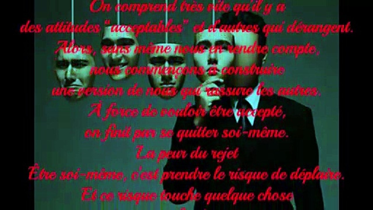 LES ECRIS DE KHAL ( C’est tellement difficile d’être soi-même )