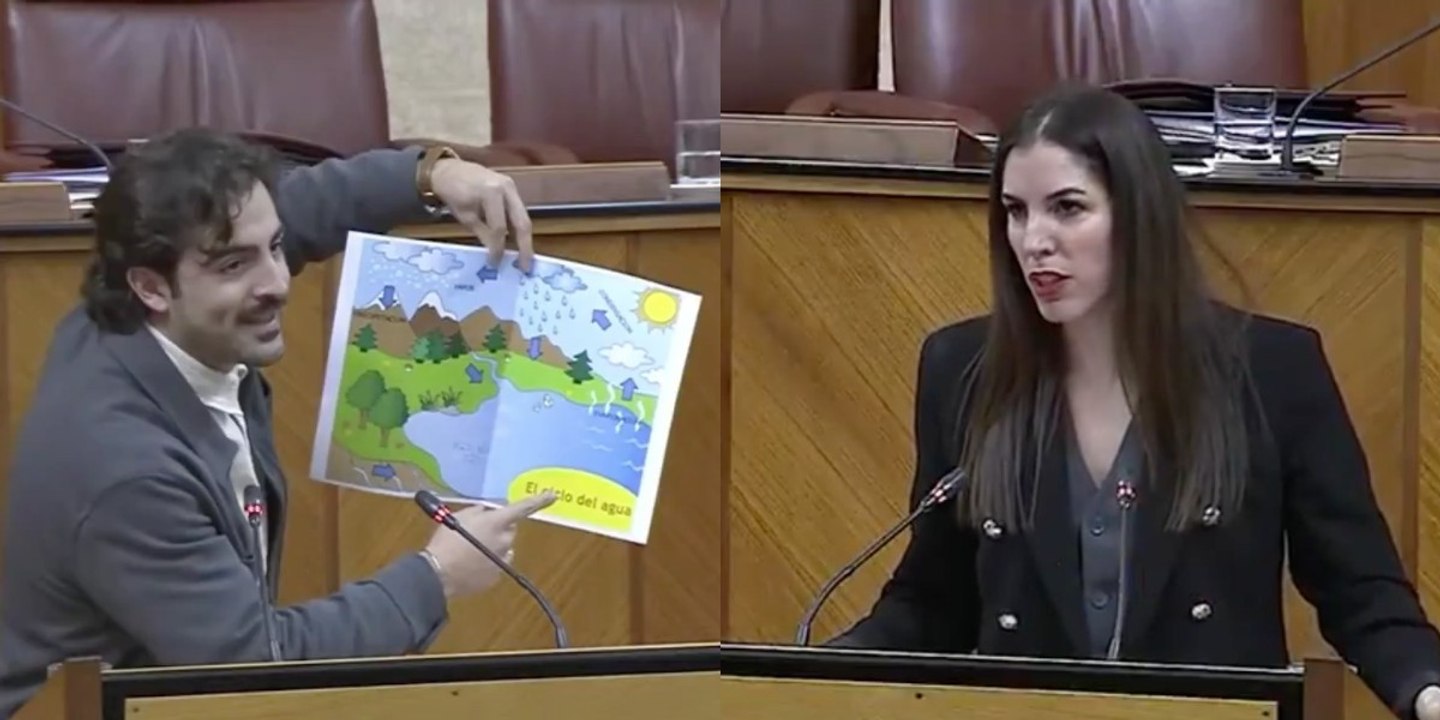 Una diputada de VOX hunde a un podemita por la payasada con la que se burló de los afectados por las inundaciones en Andalucía
