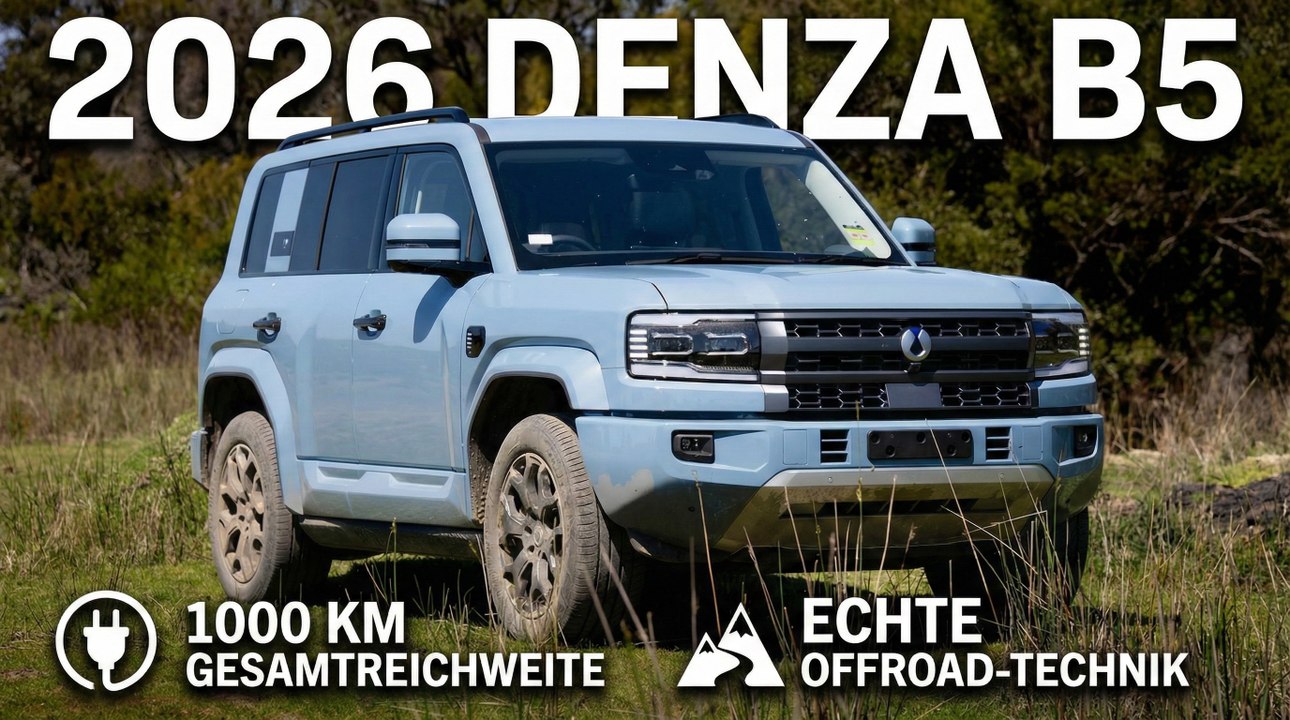 2026 Denza B5 kombiniert Luxus, Technik & Gelände