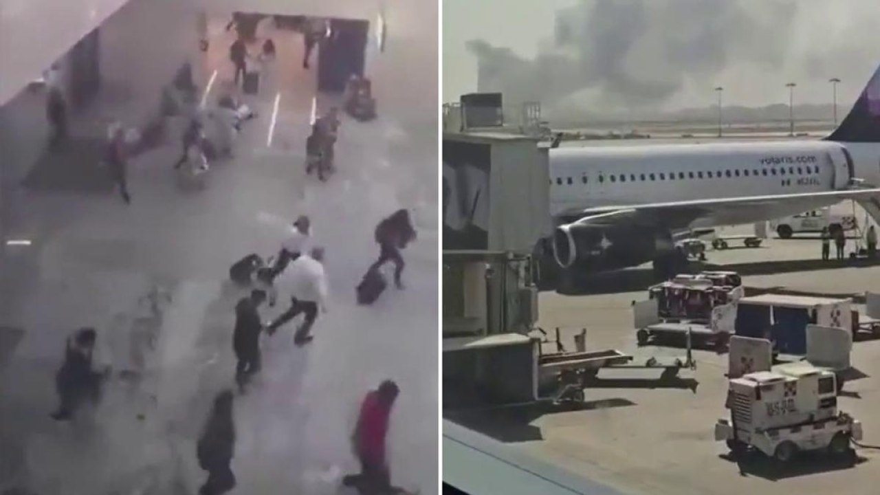 Messico, caos all'aeroporto di Guadalajara: colonne di fumo e passeggeri in fuga