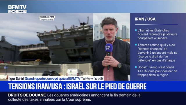 Tensions Iran/États-Unis: Israël en état d'alerte maximal