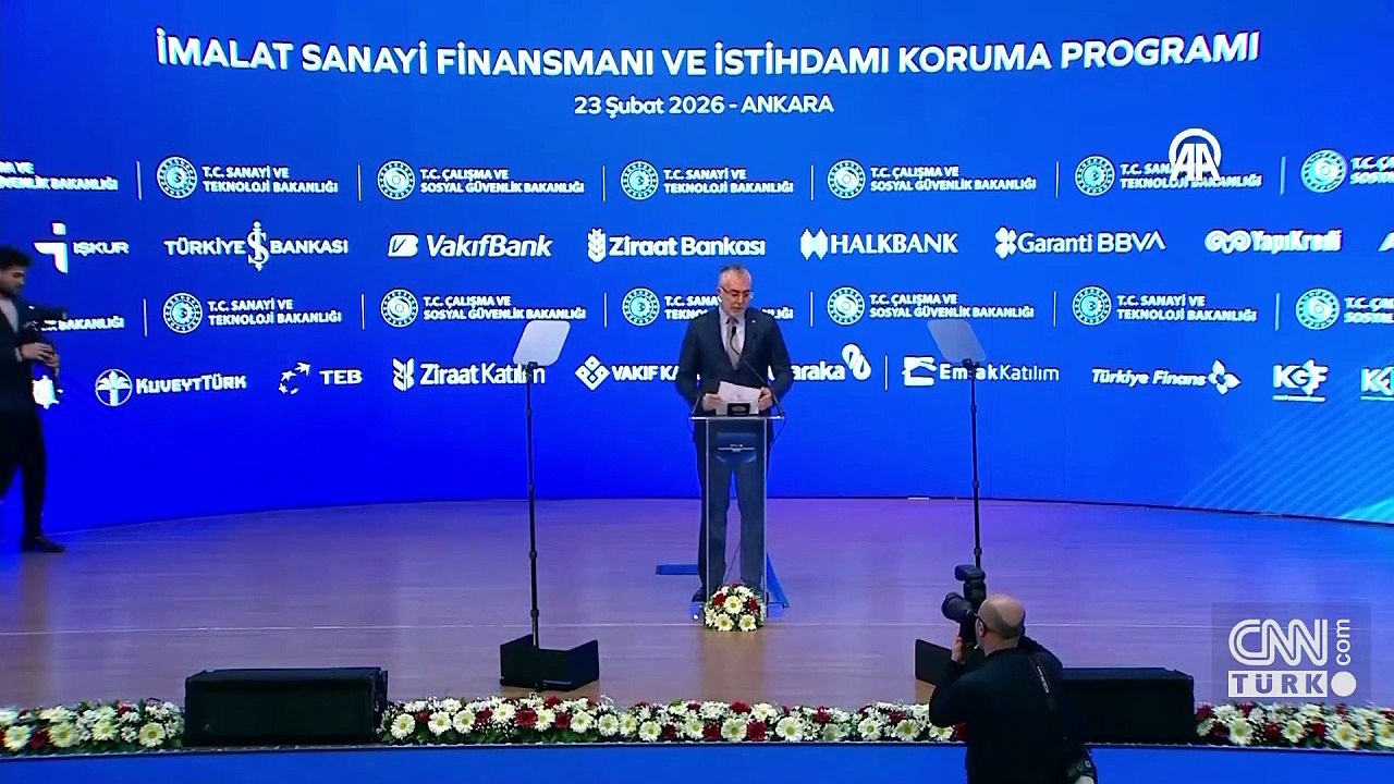 İmalat sanayine 100 milyar liralık kredi paketi: 50 Milyona kadar finansman ve 6 ay ödemesiz imkan