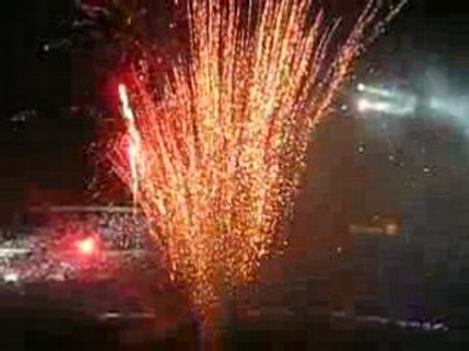 Le bouquet final du feu d'artifice ...