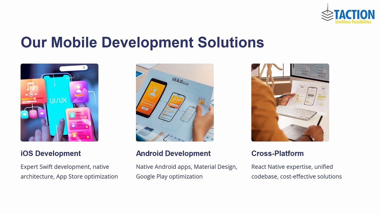 Best Mobile App Development Agency in India — Taction Software for High-Impact Digital Products