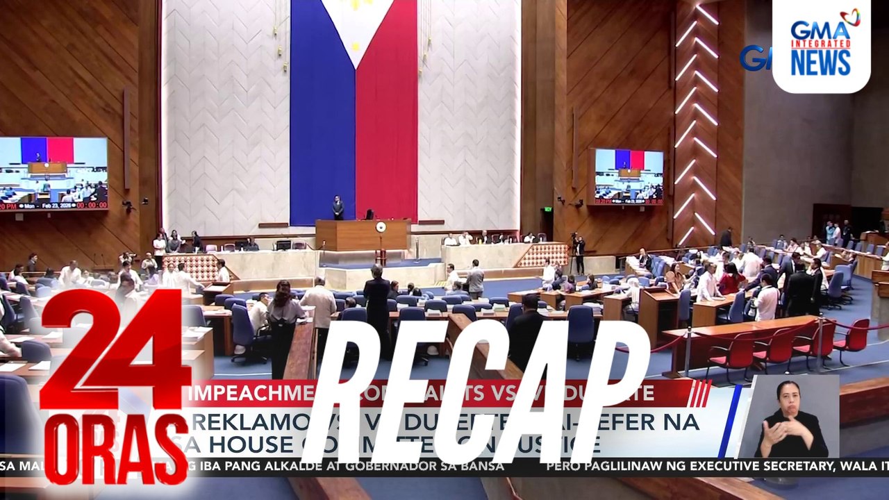 24 Oras: (Part 2) Impeachment complaints vs VP Duterte; Pagbisit sa Pag-asa Island; Pagtutok ng mga kaanak umano ng EJK victims sa confirmation of charges; atbp